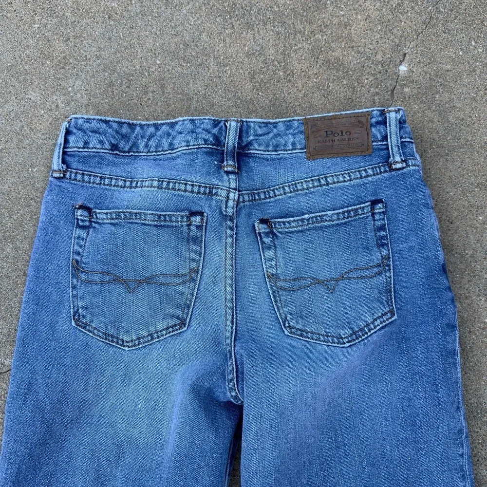 Polo Ralph Lauren‎ Youth Boys Jeans The Hampton Straight Leg Medium Wash Size 14